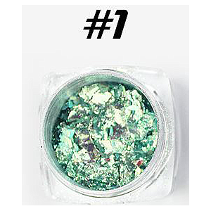 SO Glass Glitter Mint 1