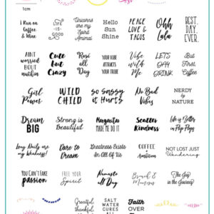 Quote-A-Licious (CjS LC-41) Steel Stamping Plate