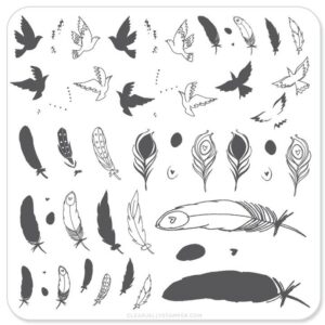 Birds of a Feather (CjS-31) - Steel Stamping Plate