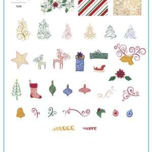 Baubles & Bells (CjS C-21) Steel Stamping Plate