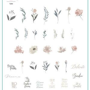 Watercolour Garden (CjS-81) Steel Stamping Plate