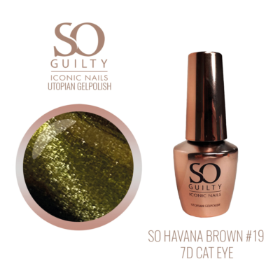 cat eye gelpolish 19 so havana brown maniqo zwolle webshop groothandel