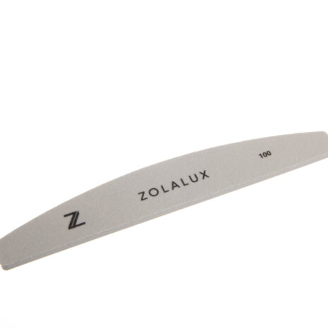 ZolaLux Hygienic Sponge Strip File Grey #100 Half Moon