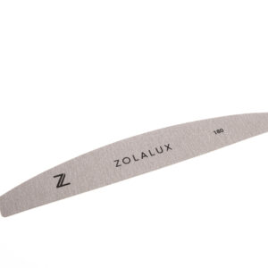 ZolaLux Hygienic Strip File Zebra Grey #180 Half Moon