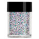 Pink Silver Metallic Iridescent Nail Flakes