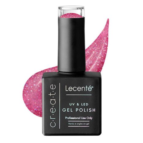 Lecenté Create Glitter Gelpolish Rhubarb