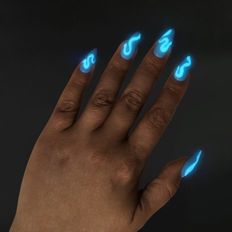The GelBottle Glow In The Dark Blue Pigment