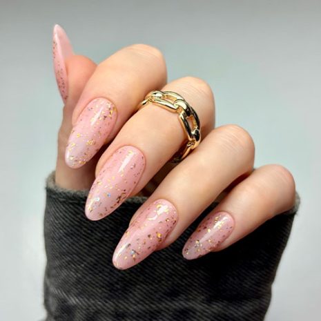 Holo Gold Flake Effect Top Coat (Kirsty) Holo Gold Flake Effect Top Coat (Kirsty)