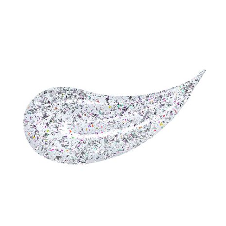 Holo Silver Flake Effect Top Coat (Swatch) Holo Silver Flake Effect Top Coat (Swatch)